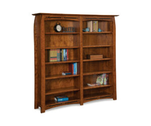 Boulder Creek Double Bookcase by Forks Valley