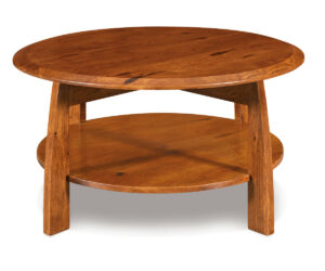 Boulder Creek Round Coffee Table by Forks Valley
