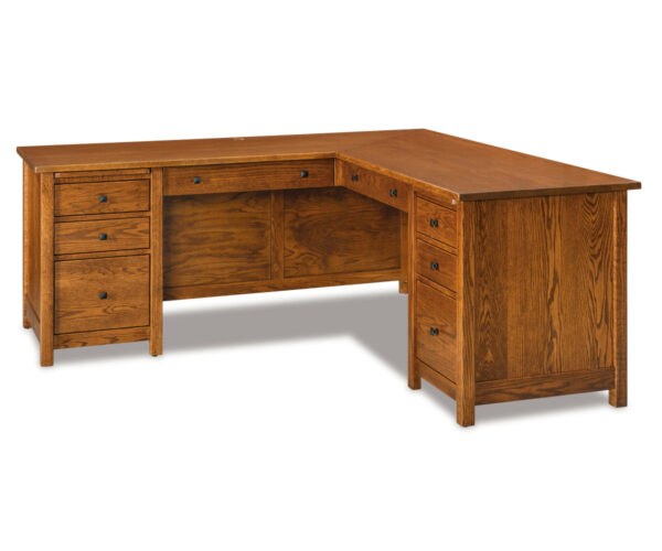 Centennial L Desk by Forks Valley