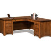 Boulder Creek L Desk Base by Forks Valley