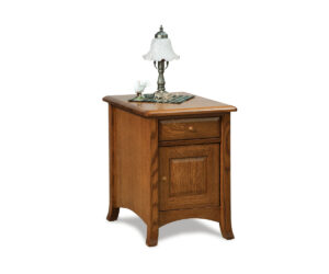 Carlisle Enclosed End Table by Forks Valley