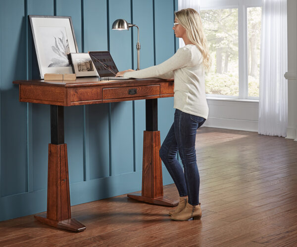 Grant Sit & Stand Desk by Forks Valley