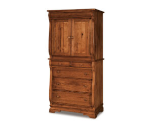 Chippewa Sleigh Armoire by J&R Woodworking
