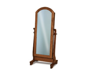 Chippewa Sleigh Cheval Mirror by J&R Woodworking