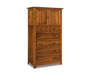 Flush Mission Chest Armoire by J&R Woodworking