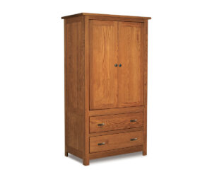 Flush Mission Armoire by J&R Woodworking
