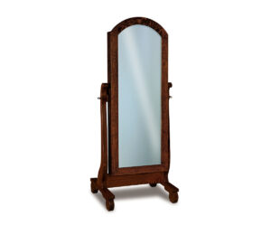 Old Classic Sleigh Cheval Mirror by J&R Woodworking