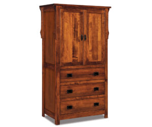 Stick Mission Armoire by J&R Woodworking
