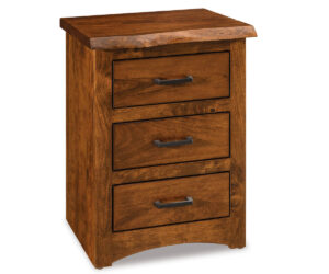 Live Wood 3 Drawer Nightstand by J&R Woodworking