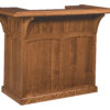 56" Straight Mission Bar by Timberside Woodworking