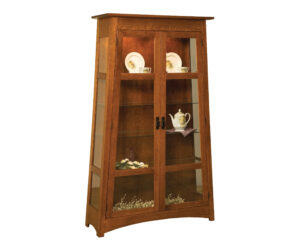 Atwood Curio Cabinet by RedWood Designs