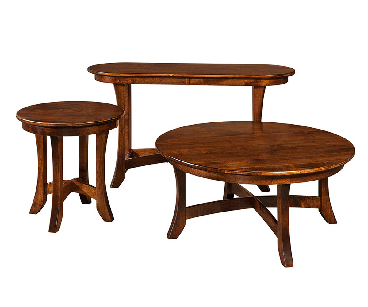 Carona Occasional Tables by Crystal Valley Hardwoods