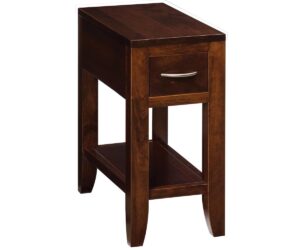 Barrington Chair Table with Shelf by Nisley Cabinets LLC
