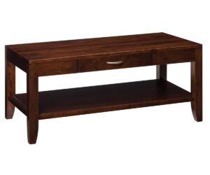 Barrington Coffee Table with Shelf by Nisley Cabinets LLC