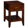 Barrington End Table with Shelf by Nisley Cabinets LLC