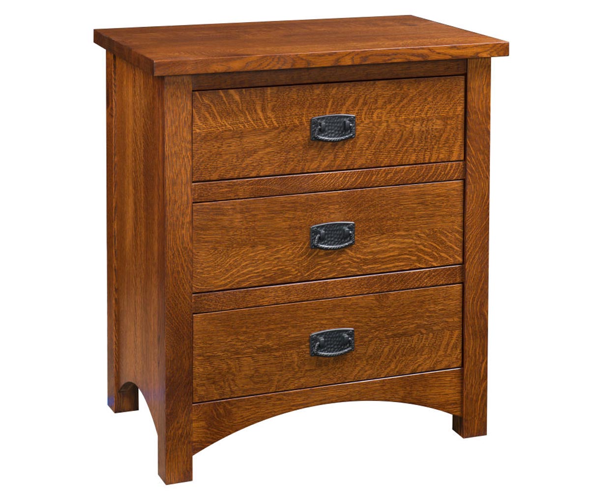 Claremont Mission Nightstand by Nisley Cabinets LLC