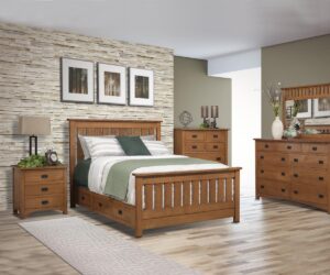Claremont Mission Bedroom Collection by Nisley Cabinets LLC