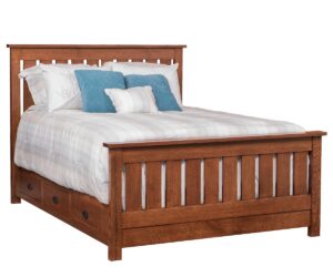 Claremont Slat Bed by Nisley Cabinets LLC