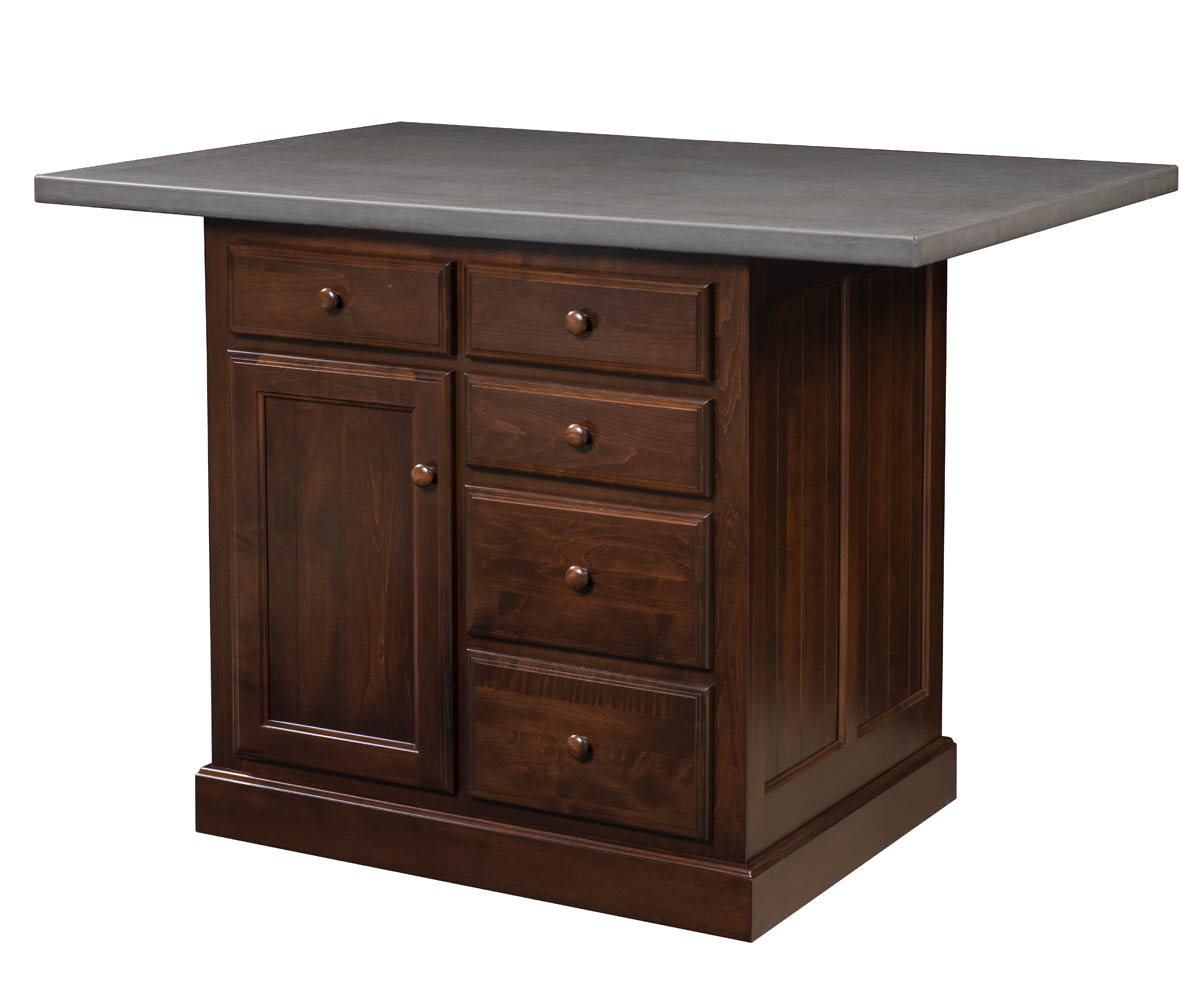 Jefferson City Traditional Island Base by Nisley Cabinets LLC