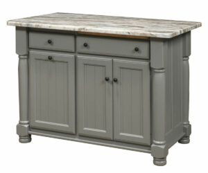 Jefferson City Turned Leg Island by Nisley Cabinets LLC