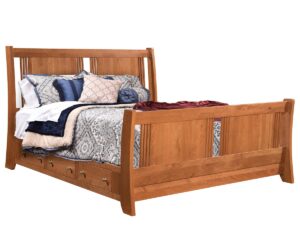 Open Sleigh Bed by Nisley Cabinets LLC
