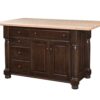 Turned Leg Island by Nisley Cabinets LLC