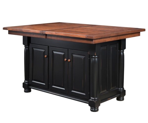 Turned Leg Island by Nisley Cabinets LLC