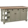 Turned Leg Island by Nisley Cabinets LLC