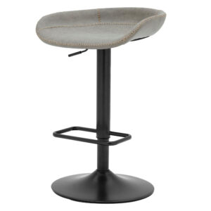 Rogue Adjustable Swivel Barstool (Vintage Mist Gray) by New Pacific Direct