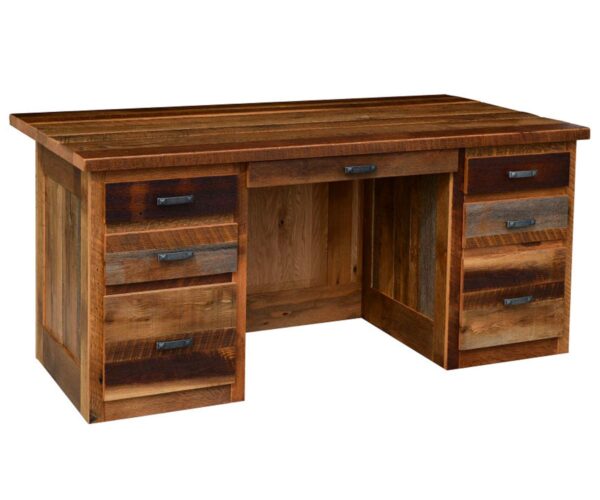 Barnwood Kneehole Desk by Urban Barnwood