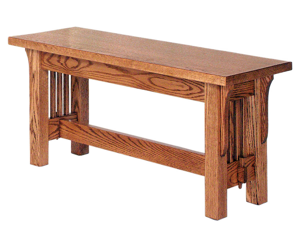 Landmark Mission Bench by Crystal Valley Hardwoods