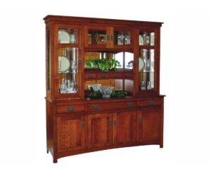 Cape Cod Mission 4 Door Hutch by Townline Furniture