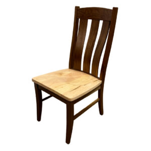 Carr Amish Crafted Wormy Maple/Walnut Side Chair