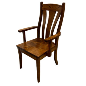 Mason Amish Crafted Solid Elm Arm Chair