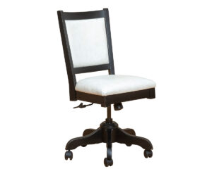 Leather Back Writers Chair by Dutch Creek Design