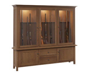 Easton 3 Door 20 Gun Cabinet by Genuine Oak Designs
