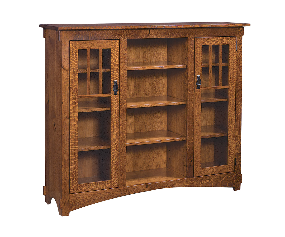 Craftsman Mission Bookcase by Timberside Woodworking
