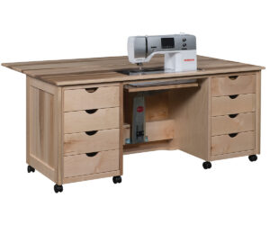 Flat Top Sewing Cabinet by Timberside Woodworking