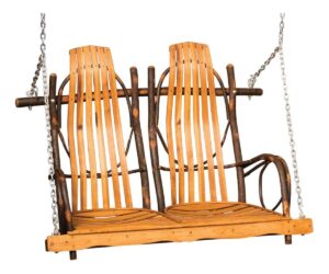 Bendwood Double Rocker Style Swing by Hilltop Hickory Furniture