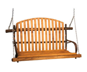 Bendwood Deacon’s Style Bench Swing by Hilltop Hickory Furniture