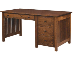 Harvard Mission Desk by Timberside Woodworking