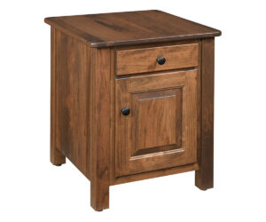Country Enclosed End Table by Ashery Oak