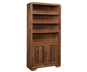 Europa Bookcase With Doors – 36″W by Ashery Oak