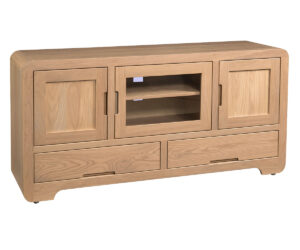 Europa TV Stand – 60″W by Ashery Oak