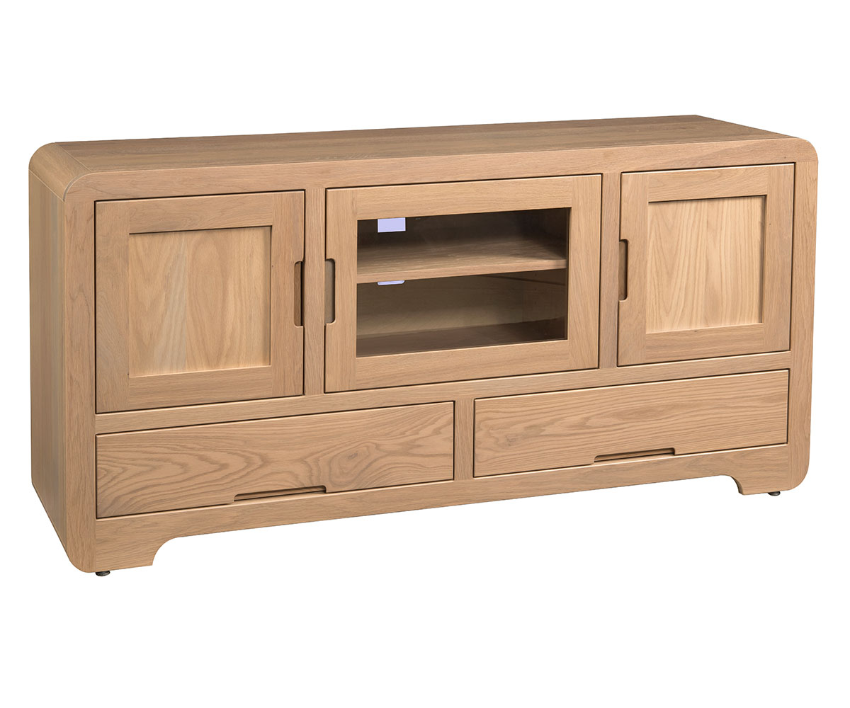 Europa TV Stand - 60"W by Ashery Oak