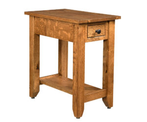 Modern Mission Chair Side Table by Ashery Oak