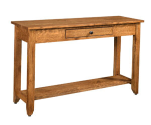 Modern Mission Sofa Table by Ashery Oak