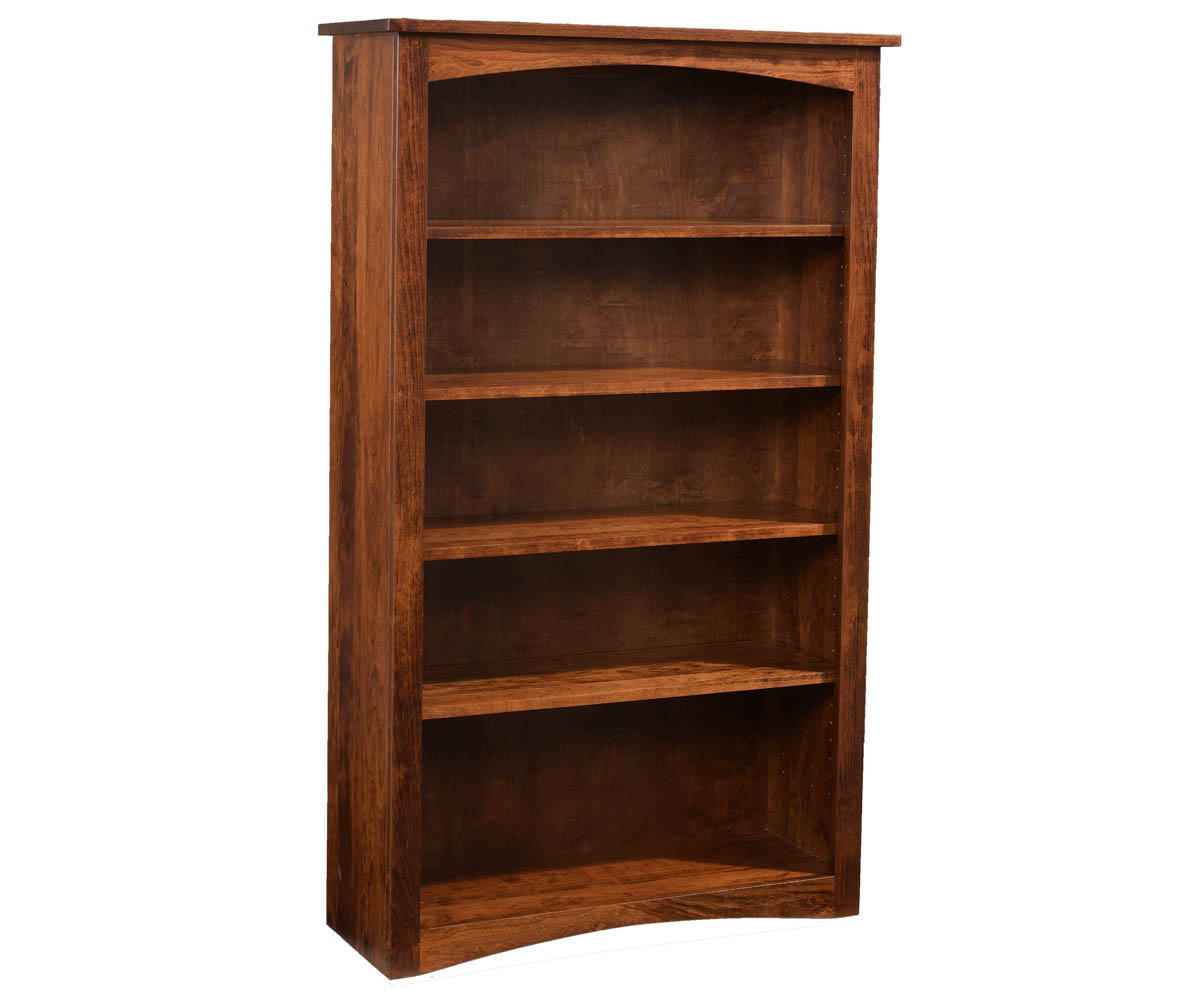 Shaker Open Bookcase by Ashery Oak