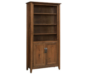 Ventura Bookcase With Doors by Ashery Oak