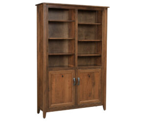 Ventura Bookcase With Doors by Ashery Oak